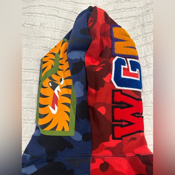 -SOLD- BAPE CAMO SHARK HOODIE - Picture 5 of 11